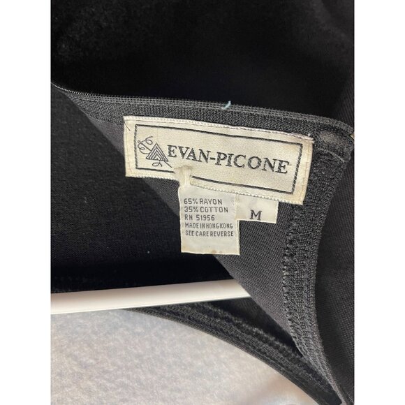 Vintage Evan-Picone Short Sleeve Blouse Quarter Zip Blouse Size Medium - Picture 5 of 10